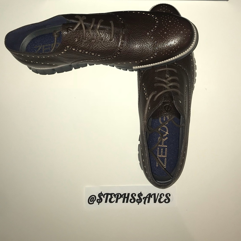 $50 OFF COLE HAAN ZEROGRAND WING OX BLK WALNUT - Picture 4 of 7